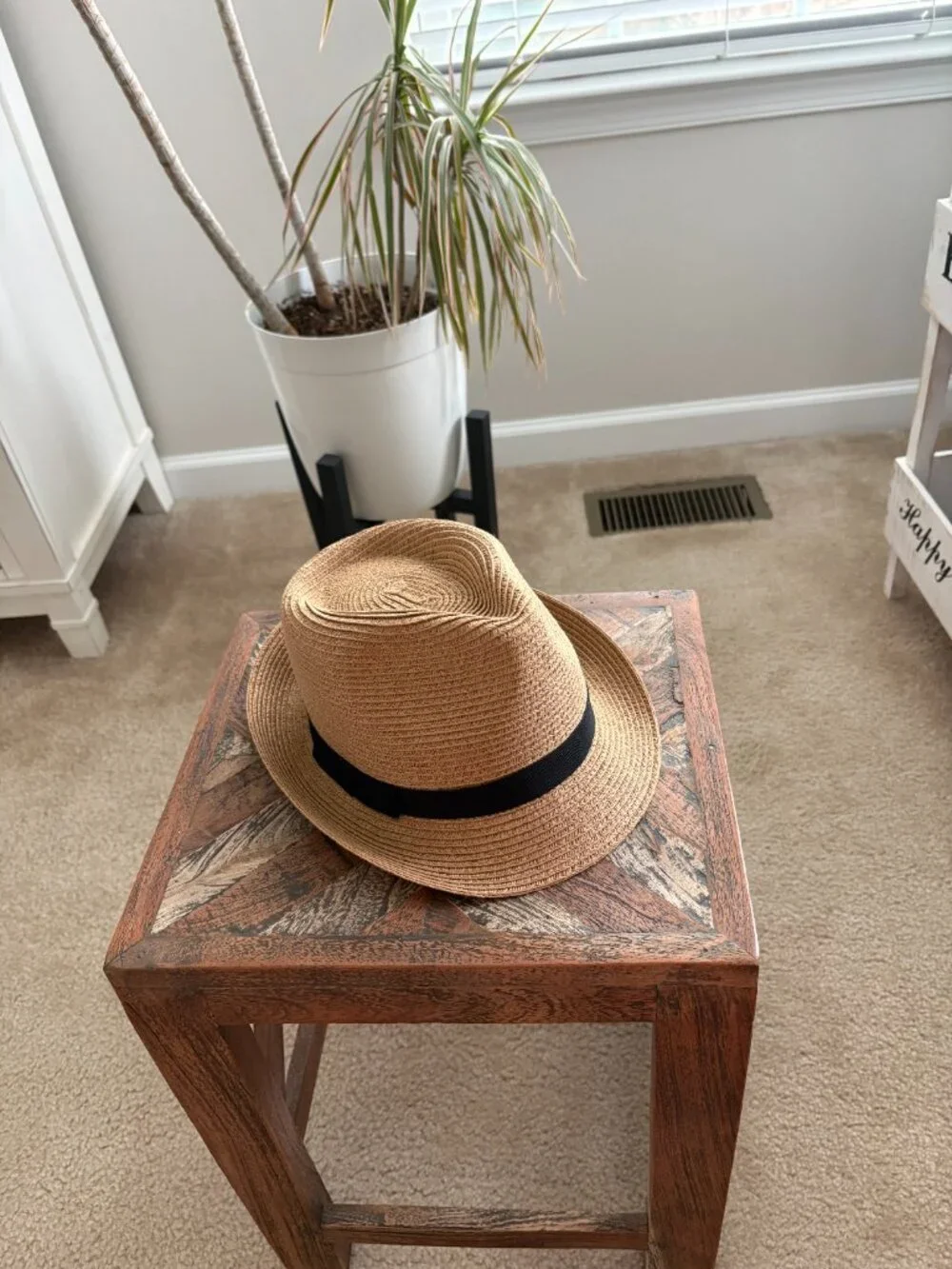 Sonoma Goods For Life Women's Natural (Tan) Packable Classic Fedora Size OS